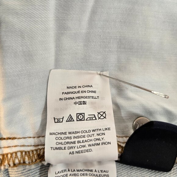 MADEWELL Festival Stretchy Distressed Hi-Rise Raw Hem Short Size 28 New NO Tags! - Picture 11 of 16